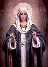 Mary with Rosary