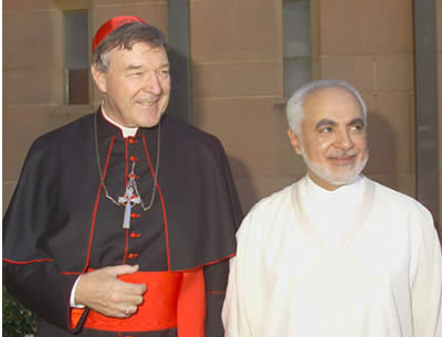 Cardinal Pell and Imam Fesial Abdul Rauf